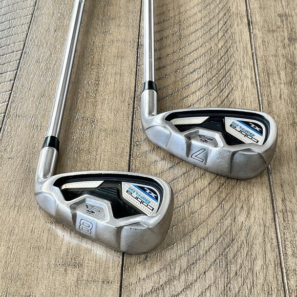 Cobra Other - Cobra Baffler XL 7 and 8 Irons Lot RH Regular Flex Steel Shafts 7-37.5" 8-37"